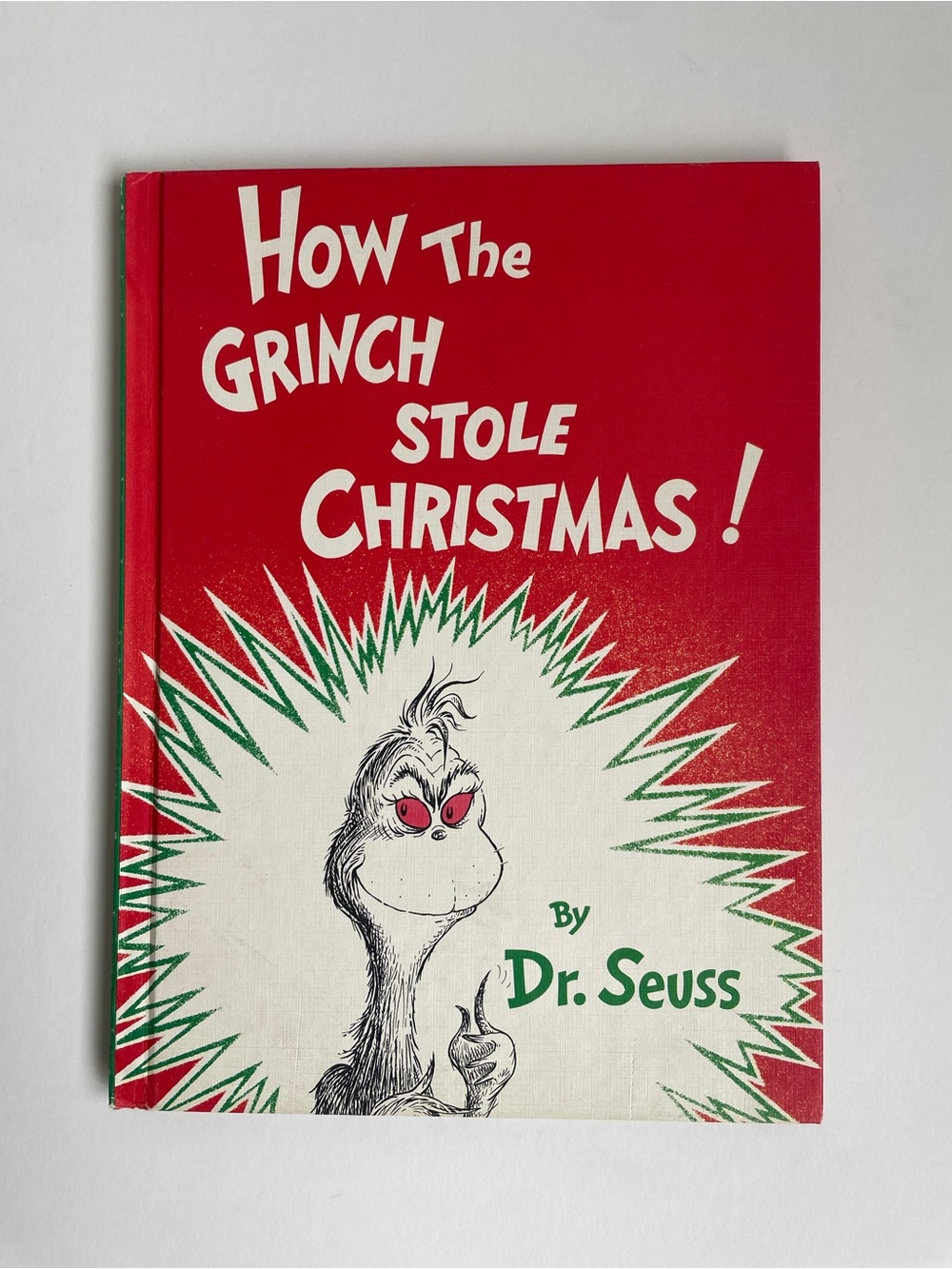 Vintage Dr. Seuss How the Grinch Stole Christmas, First Book Club Edition, HC
